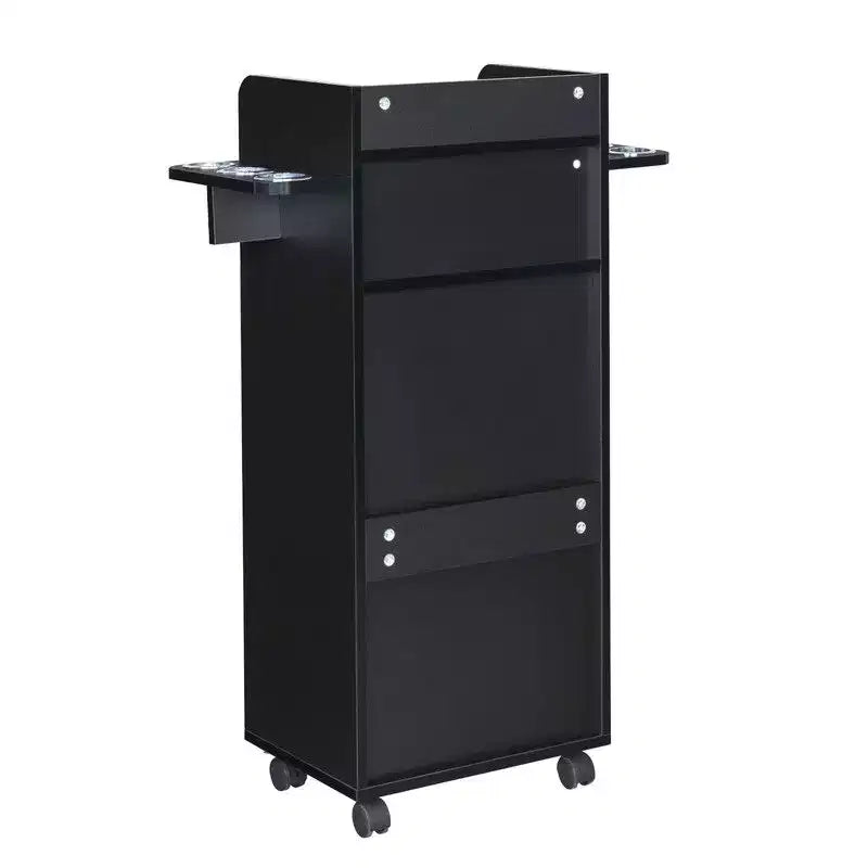 Carrello Portautensili Mobile da Salone con Cassetto e Armadietto