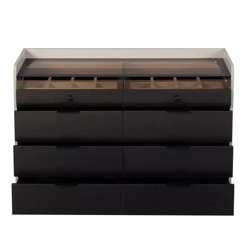 Cassettiera multi-cassetto con ripiano superiore aperto