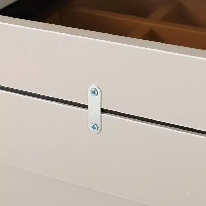 Cassettiera multi-cassetto con ripiano superiore aperto