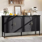 59-Inch-Modernes Sideboard mit 4 Türen und verstellbaren Einlegeböden