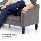 Loveseat-Sofa mit quadratischen Armlehnen, 53.5"