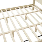 Base letto a piattaforma in legno con testiera – Misura Queen e King