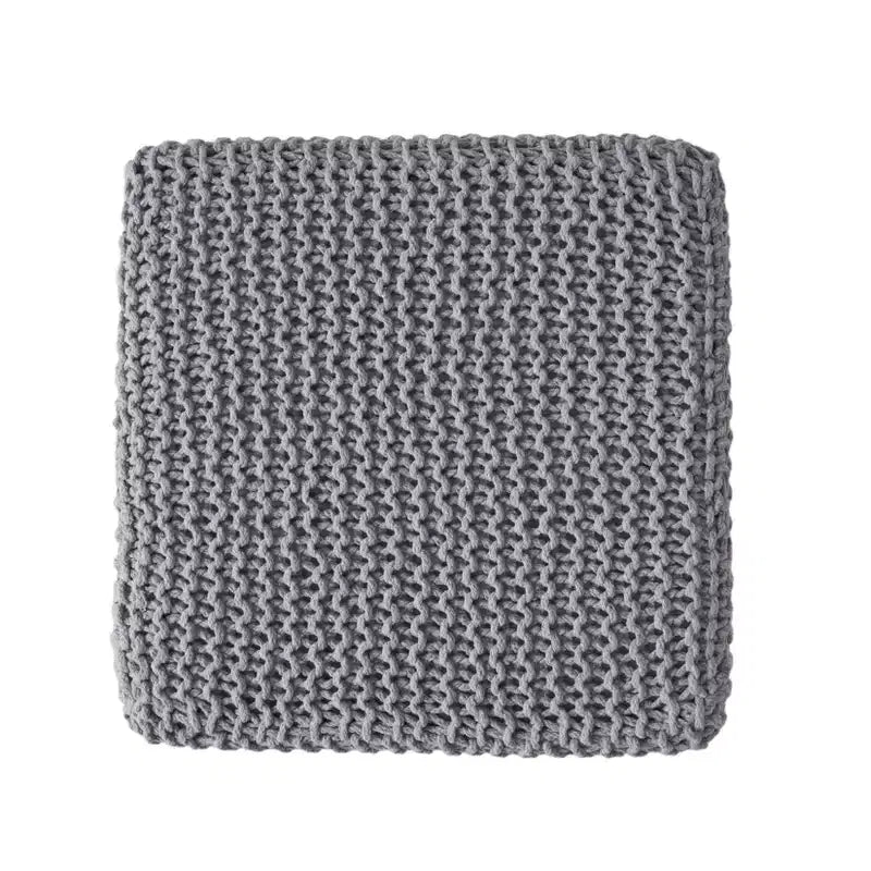 Pouf cubo in maglia