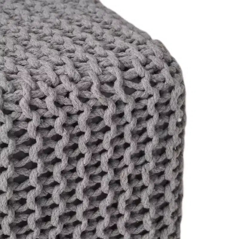 Pouf cubo in maglia