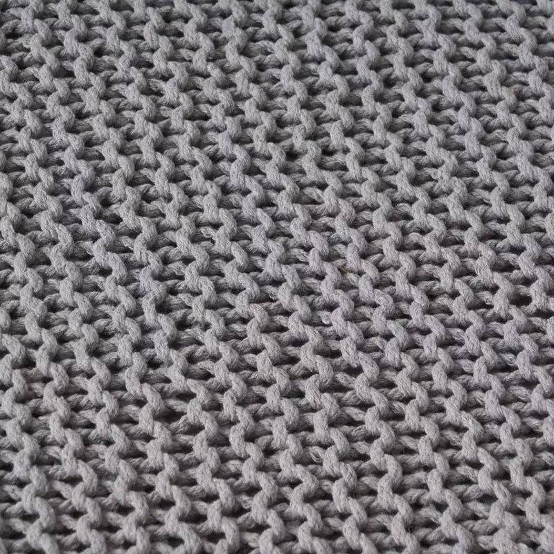 Pouf cubo in maglia