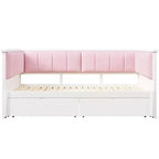 Divano letto espandibile da Twin XL a King con 2 cassetti portaoggetti e schienale imbottito