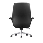 Ergonomischer Bürostuhl mit Aluminiumrahmen und Kunstledersitz