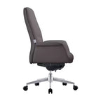 Ergonomischer Bürostuhl mit Aluminiumrahmen und Kunstledersitz
