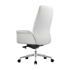 Ergonomischer Bürostuhl mit Aluminiumrahmen und Kunstledersitz