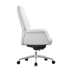 Ergonomischer Bürostuhl mit Aluminiumrahmen und Kunstledersitz