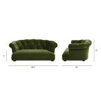 Chesterfield-Schlafsofa für Hunde – Mittel